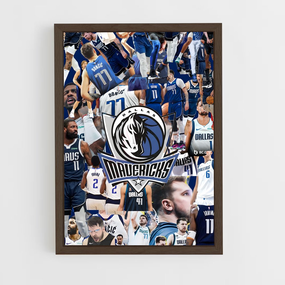 Poster Mavericks en Action – affiche Basketball (vue 5)
